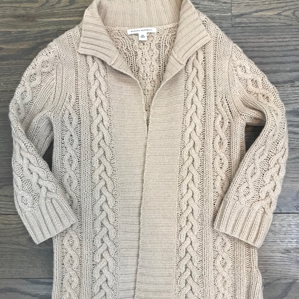 Banana Republic cable sweater.